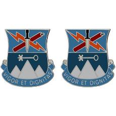 Special Troops Battalion, 2nd Brigade, 10th Mountain Division Unit Crest (Vigor Et Dignitas)